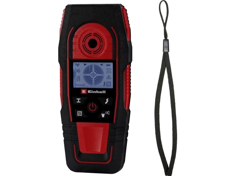 Einhell Lokaliseringsapparat Te-Md 80 2270145 Egnet Til Jernholdigt Metal , Ikke Jernholdigt Metal , Trä, Spændingsførende Ledninger