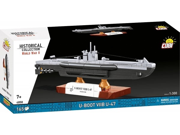 Cobi tysk ubåd U-47 T.VIIB 1:300 (4858)