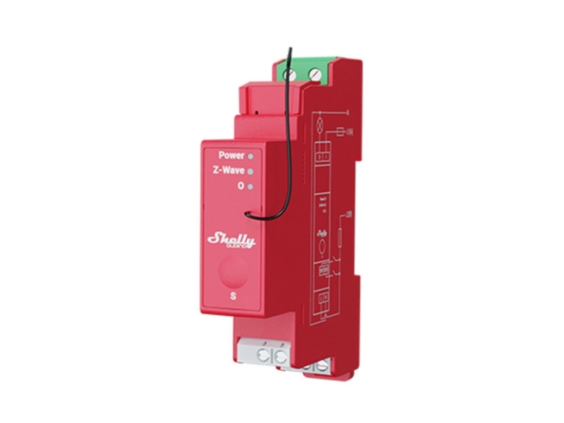 Shelly Qubino Wave Pro 1PM | Kontroller och termostater för uppvärmning | GameStuff