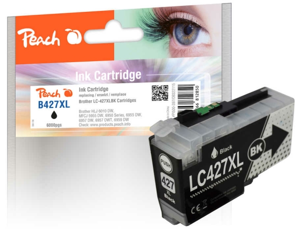 Peach Pi500-397, Højt (Xl) Udbytte, 120 Ml, 6000 Sider, 1 Stk, Enkelt Pakke