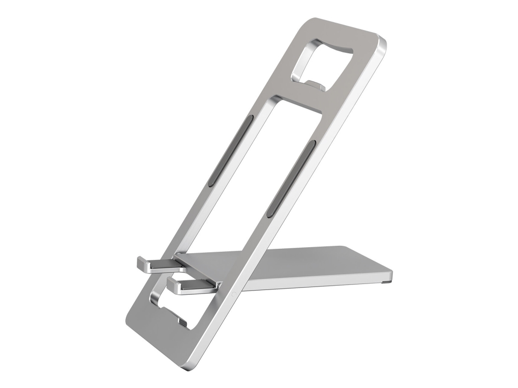 4smarts 541811, Mobiltelefon/Smartphone, Passiv holder, Skrivebord, Sølv