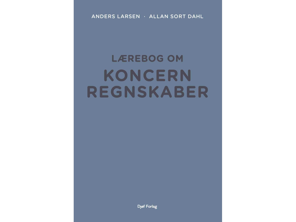Lehrbuch Der Konzernabschlüsse | Anders Larsenallan Sort Dahl