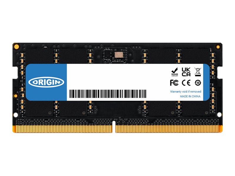 Origin Storage Om8g55600so1rx16ne11, 8 Gb, 1 X 16 Gb, Ddr5, 5600 Mhz, 288-Pin Dimm