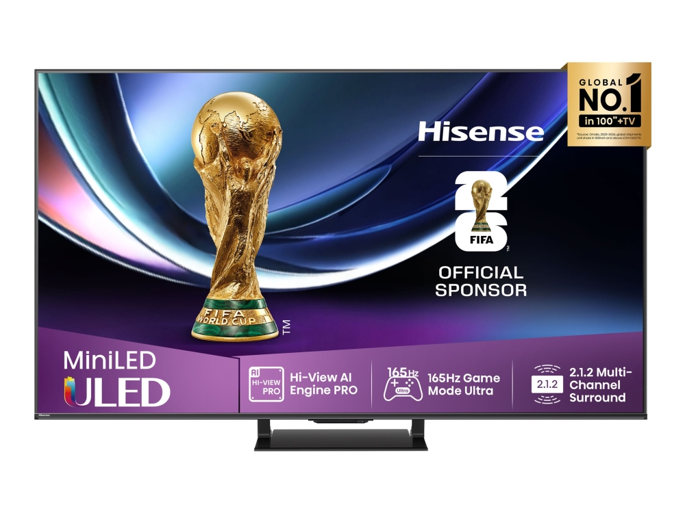 Hisense 55U7Q PRO - 55 Diagonal klass U7Q Pro Series LED-bakgrundsbelyst LCD-TV - ULED Mini LED - Smart TV - VIDAA - 4K UHD (2160p) 3840 x 2160 - HDR - Quantum Dot, Mini-LED PRO - svart, kolgrå | TV, Ljud & Bild - TV & Hemmabio - TV | GameStuff