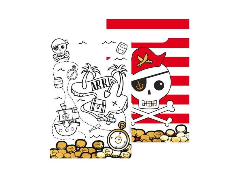 Piraten-Papiertüten