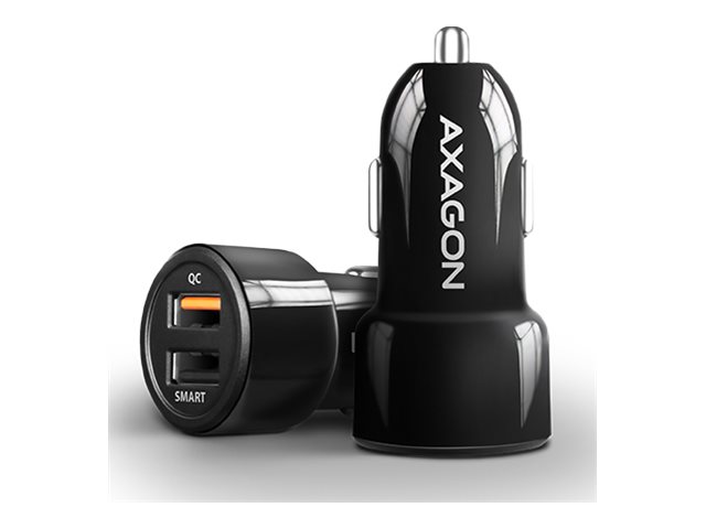 Axagon Pwc-Qc5 Ladegerät Für Mobilgeräte Auto Schwarz (Pwc-Qc5)