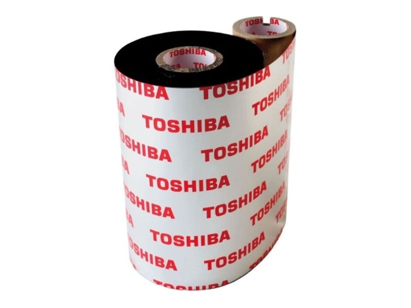 Toshiba - 25 rullar - svart - 110 mm x 100 m - färgband