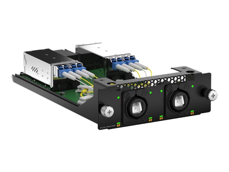 Interface Card For M4350-16M4v With 2X Neutrik Opticalcon Quad Connectors For 4X Mmf Transceivers