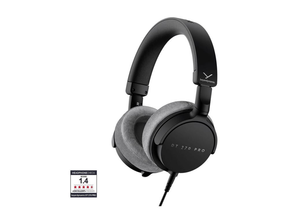 Beyerdynamic Dt 270 Pro Kompakter Ohrumschließender Studiokopfhörer Schwarz (Dt 270 Pro)