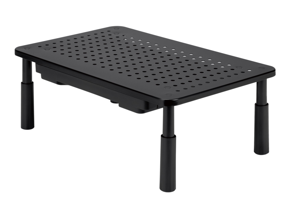 Gembird Ms-Table-D-01 Verstellbarer Monitorständer Mit Schublade (Rechteckig) (Ms-Table-D-01)