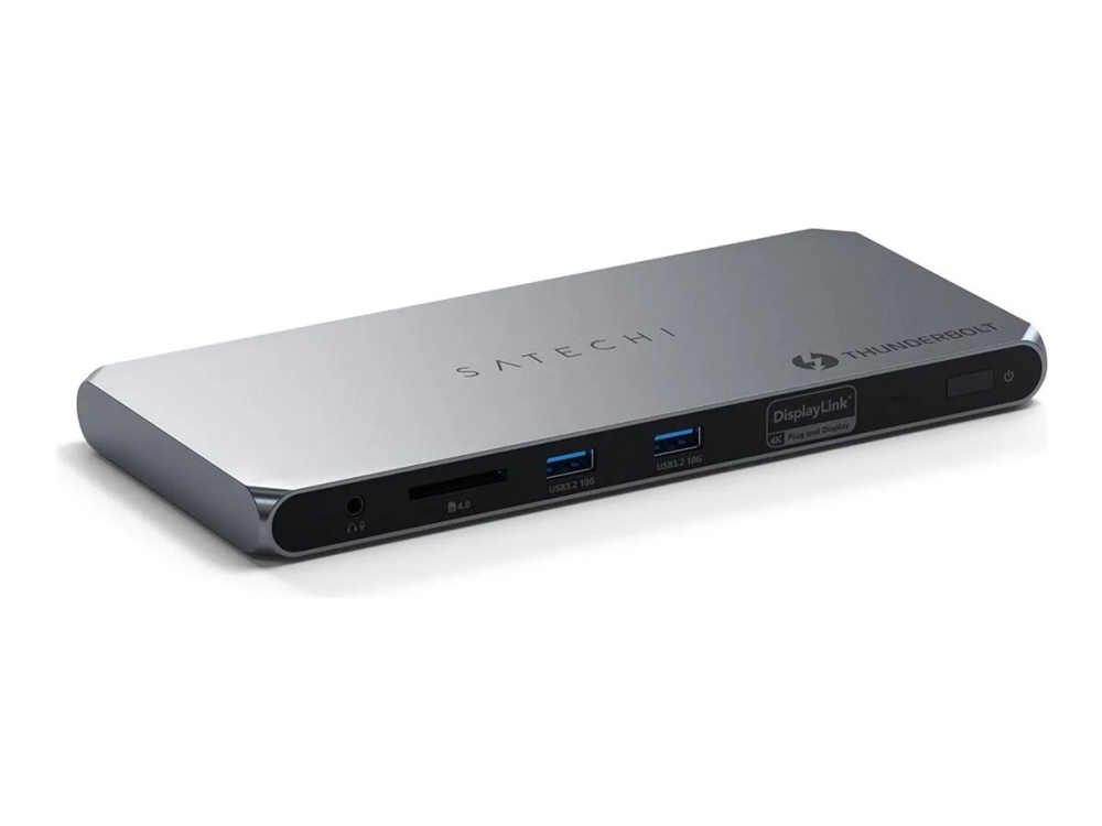 Satechi - Dockingstation - USB-C / Thunderbolt 4 - 2 x HDMI, 3 x Thunderbolt 4 - 1GbE - 180 Watt