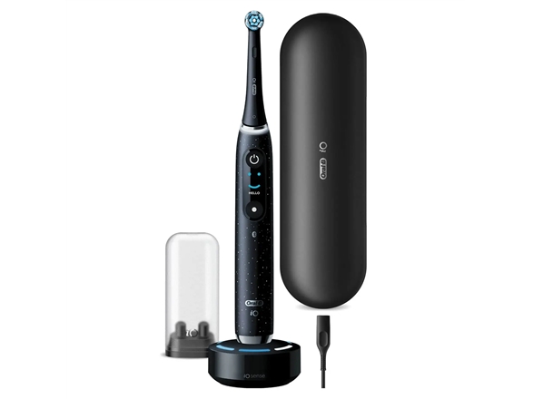 Oral-B Io Series 10, Erwachsener, Rotierende-Vibrierende Zahnbürste, Tägliche Pflege, Tiefenreinigung, Zahnfleischpflege, Sensibel, Für Weiße Zähne,