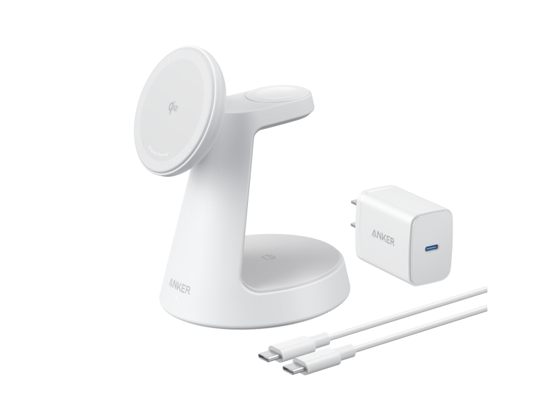 Anker Maggo, Indendørs, Usb, Trådløs Opladning, Hvid