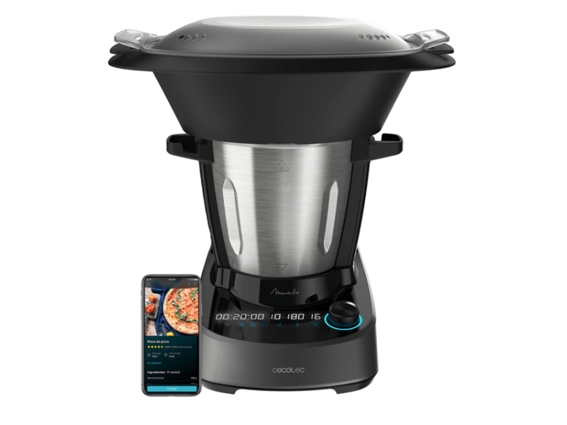 Cecotec 04341, 3,3 L, Sort, Rustfrit Stål, Dreje, Berøring, Led, Rustfrit Stål, 1600 W