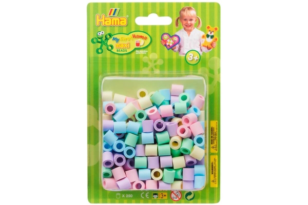 Hama 8525 - Pastel - 250 Stk. Maxi Perler - Mix 52