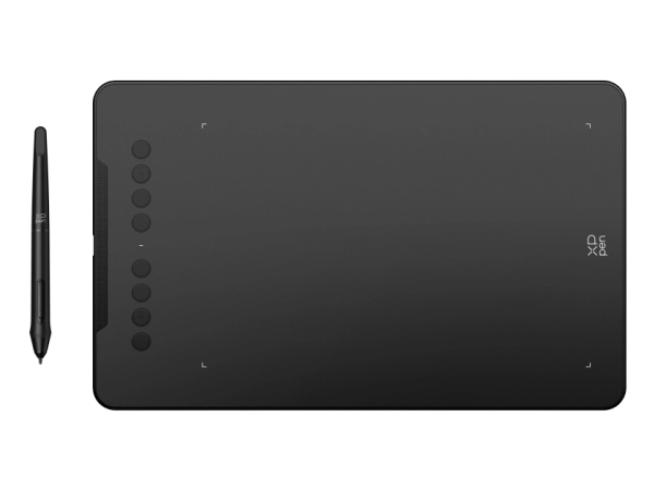 XPPen DECO 01 V3 Drawing Pad, Kabel & trådløs, 5080 lpi, 254 x 158,75 mm, USB, 1 cm, Kuglepen