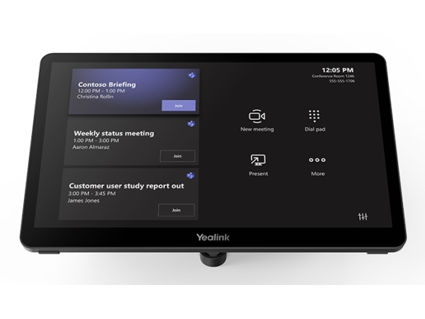 Yealink Mtouch Plus-Mb, Yealink, Mcore-Ops-T Mcore-Ops-G2t, Sort, Ips, 29,5 Cm (11.6"), 1920 X 1080 Pixel