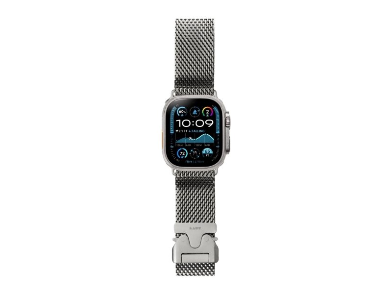 Laut L_Awl_Sat_Ti, Urrem, Apple, Watch Series 4-10 & Se & Ultra, Titanium, 49/46/44, 1 Stk