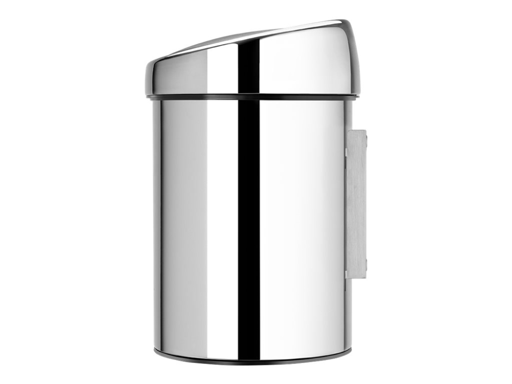 Brabantia Touch Bin - Skraldespand - skubbelåg - 3 L - strålende stål