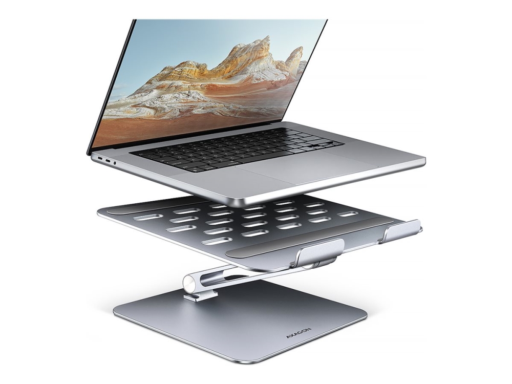 AXAGON STND-LQ - Ställ för bärbar dator - 10 - 17.3 - grå | Datorer & Surfplattor - Bärbara tillbehör - Övriga tillbehör | GameStuff