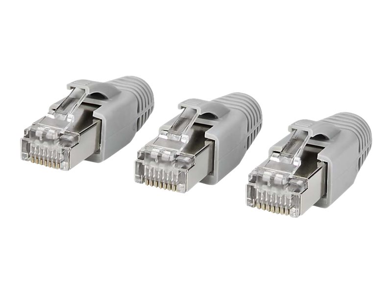 Nedis – Netzwerkstecker – Rj-45 (Stecker), Gerade – Ftp – Cat 6 – Grau (10Er-Pack)