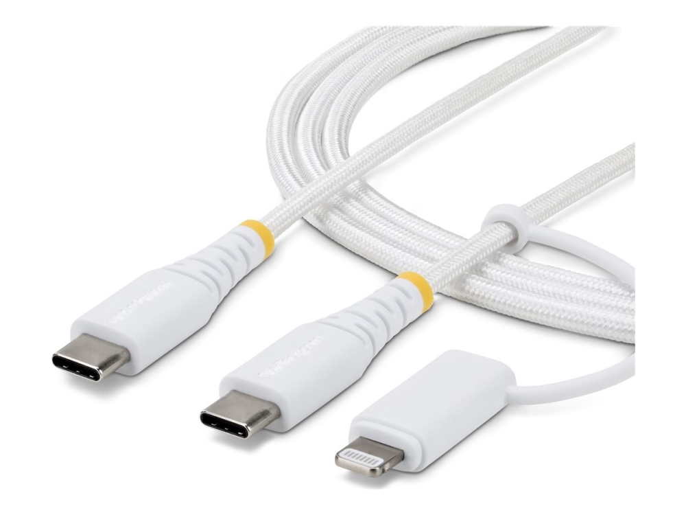 Startech.Com - Usb-Kabel - Usb-C (Han) Til Usb-C (Han) - Usb 2.0 - 1 M - 2-I-1, Usb Power Delivery (60W), Usb Power Delivery (30 W), Op Til 480 Mbps,