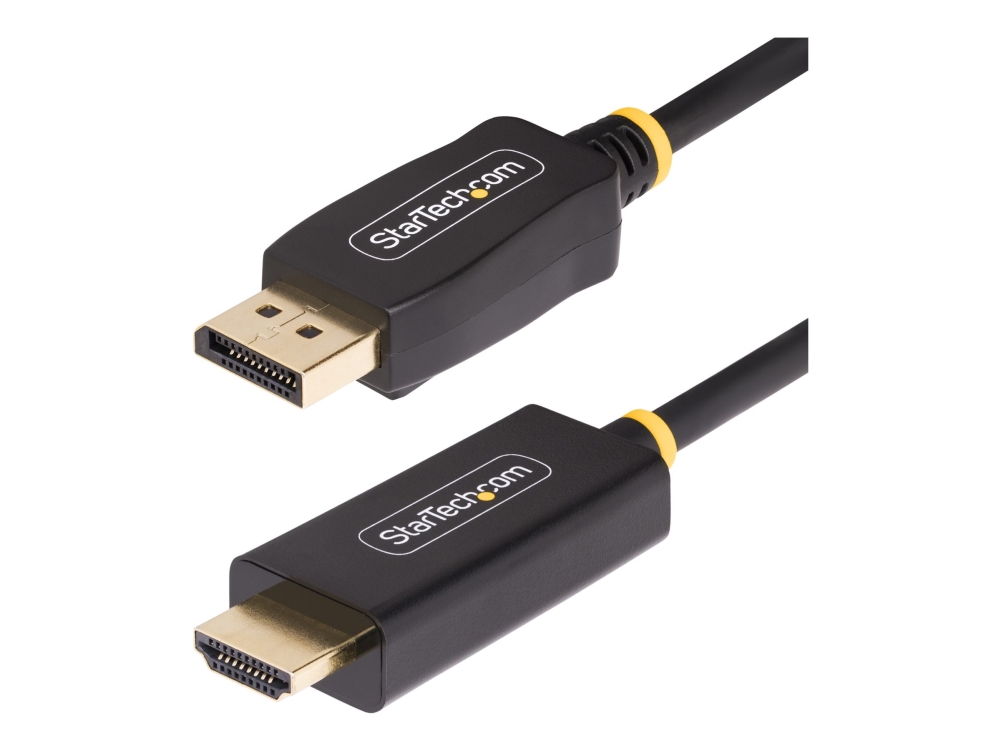 Startech.Com 1M Displayport Auf Hdmi Adapterkabel, 4K 60Hz Mit Hdr, Dp Zu Hdmi 2.0B, Aktiver Videokonverter, Displayport Desktop Zum Hdmi Monitor, 1