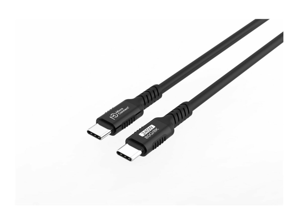 Microconnect Premium - Usb-Kabel - Usb-C (Han) Til Usb-C (Han) - Usb4 Gen3x2 - 48 V - 5 A - 25 Cm - Op Til 80 Gbps Datatransferhastighed, Usb Power D