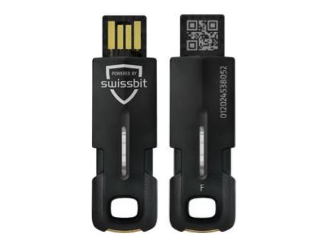 Swissbit iShield Key 2 - Sikkerhedsnøgle (USB-A, NFC) - sort