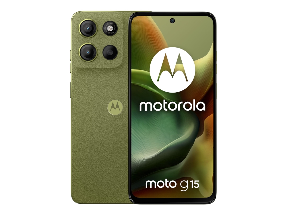 Motorola Moto G15 - 4G Smartphone - Dual-Sim - Ram 8 Gb / Intern Hukommelse 128 Gb - Microsd Slot - Lcd-Skærm - 6.72" - 2400 X 1080 Pixels (60 Hz) -