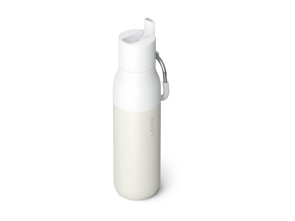 LARQ - Water filter thermal bottle - Størrelse 7.8 cm - Højde 27.6 cm - 740 ml - hvid granit