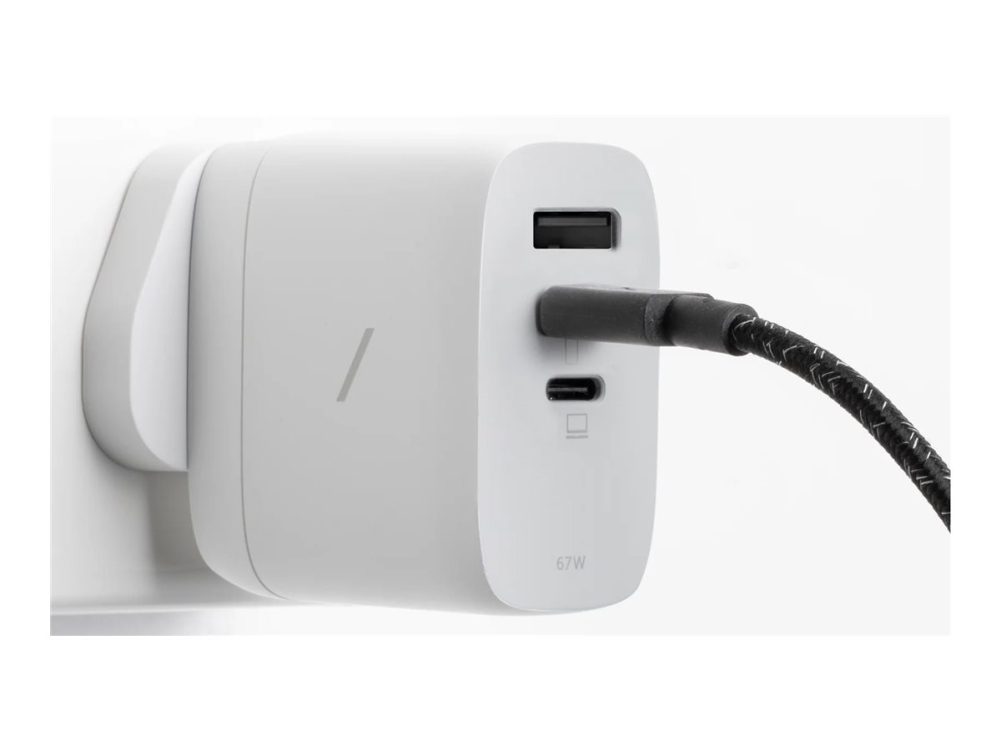Native Union Fast Gan Charger Pd 67W, Drinnen, Ac, Weiß