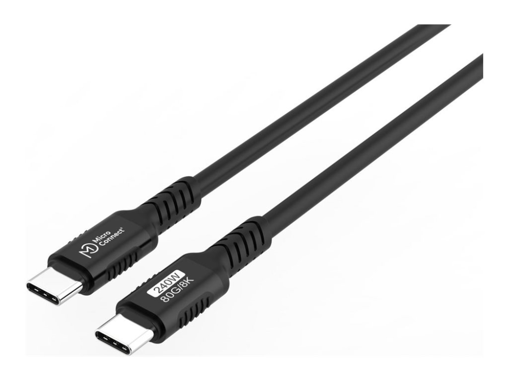Microconnect Premium - Usb-Kabel - Usb-C (Han) Til Usb-C (Han) - Usb4 Gen3x2 - 48 V - 5 A - 50 Cm - 4K60 Hz (3840 X 2160) Support, Op Til 80 Gbps Dat