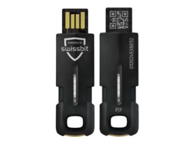 Swissbit iShield Key 2 PRO - Sikkerhedsnøgle (USB-A, NFC) - sort