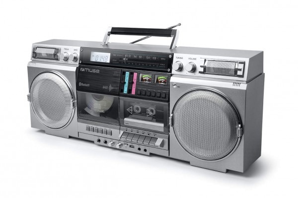 Ghetto Blaster MUSE M-380 GBS silver | TV, Ljud & Bild - Stereo - Radio (DAB och FM) | GameStuff