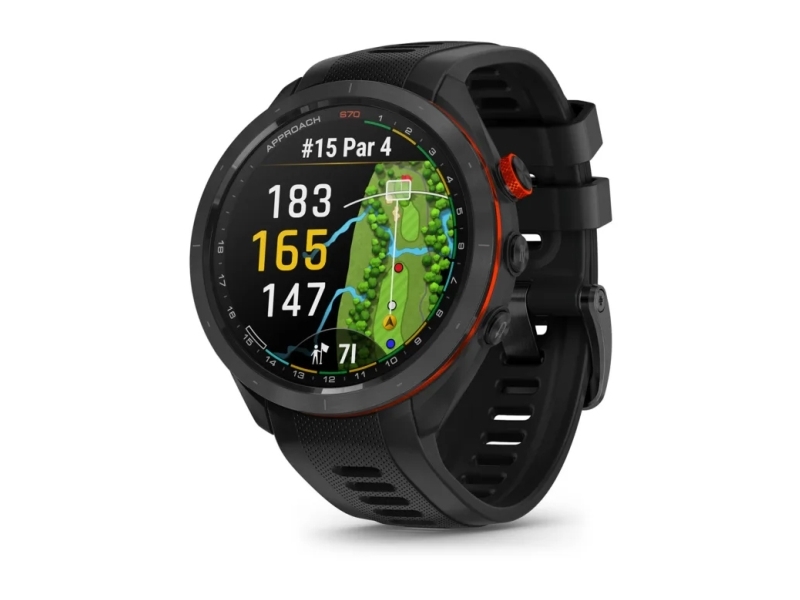 Garmin Approach S70 - 47 mm, 3,56 cm (1.4), AMOLED, Pekskärm, Wi-Fi, GPS, 56 g | Sport & Träning - Pulsklockor & Smartwatches - Smartklockor | GameStuff