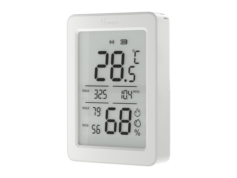 Sonoff AirGuard TH SNZB-02DR2 ZigBee LCD temperatur- och fuktighetssensor | Ventilation & Klimat - Annan ventilation och klimat - Luftfuktighetsmätare | GameStuff