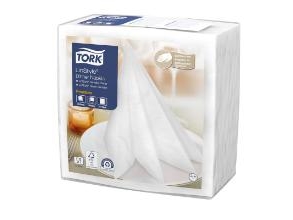 Serviet Tork Linstyle 39x39cm 1/4-fold Hvid,14 pk x 50 stk/krt