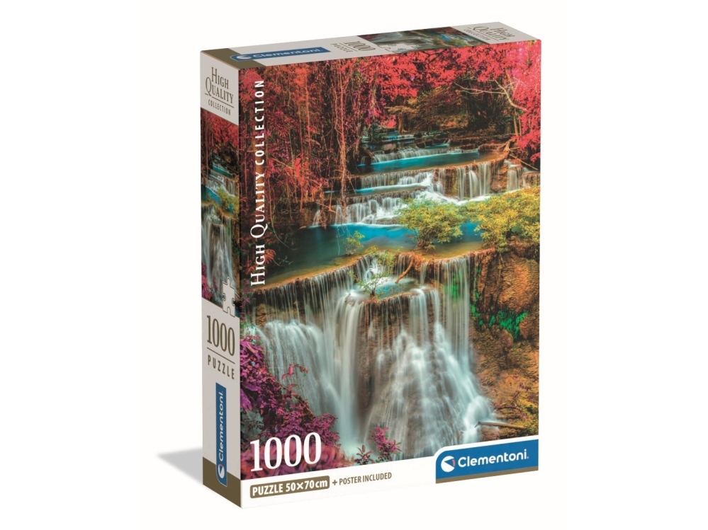 Clementoni Puslespil 1000 Pcs CB Colourful Thai Falls