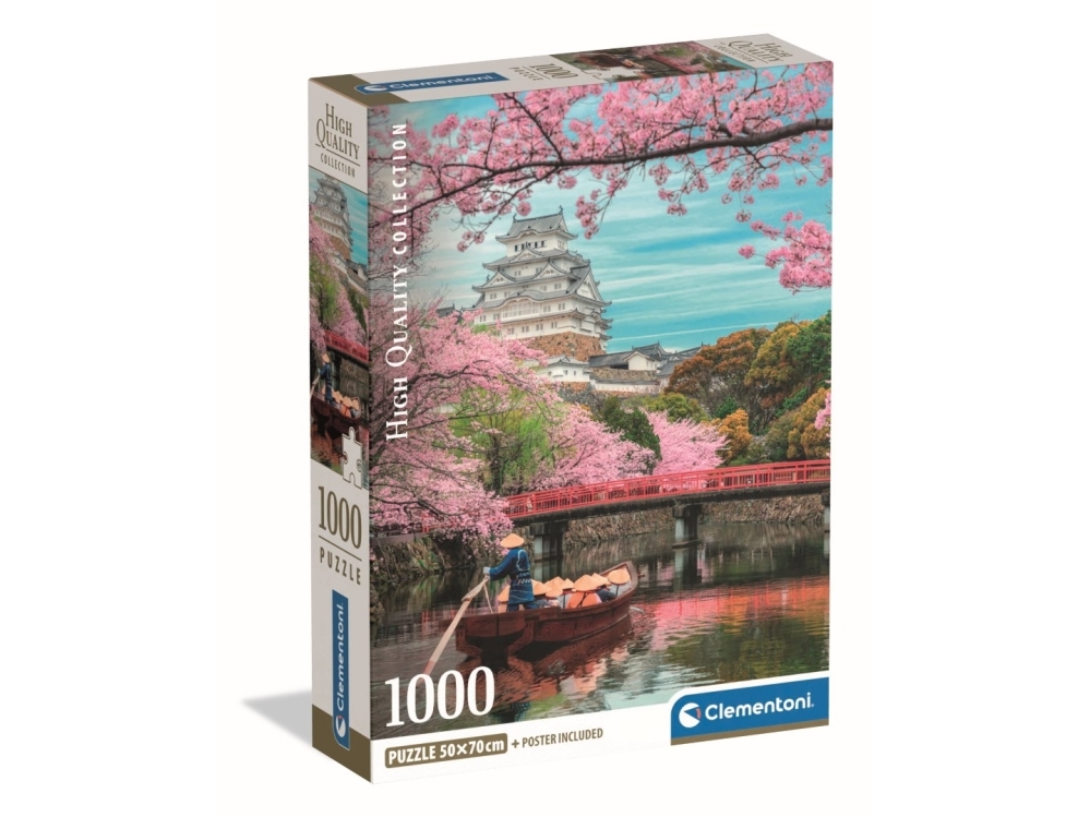 Clementoni Puslespil 1000 Pcs CB Himeji Castle In Spring