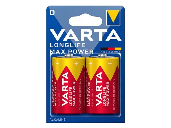 Varta 04720 101 422, LR20, Alkalisk, 1,5 V, 2 styck, Röd, Gul, Tyskland | EL Artiklar - Batteri - Knappcell batteri | GameStuff