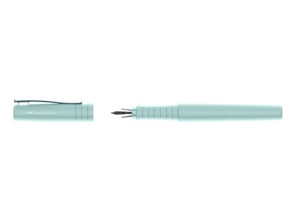 Faber-Castell 241009, Blå, Påfyldningssystem til patron, Sort, Mellem, Ambidextrous, 1 stk