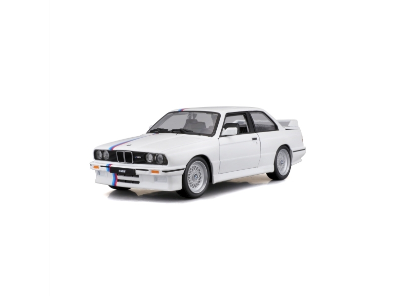 Bburago Bmw M3 E30, Bybil Model, Formonterede, 1:24, Bmw M3 E30, Ethvert Køn, Metal, Plast
