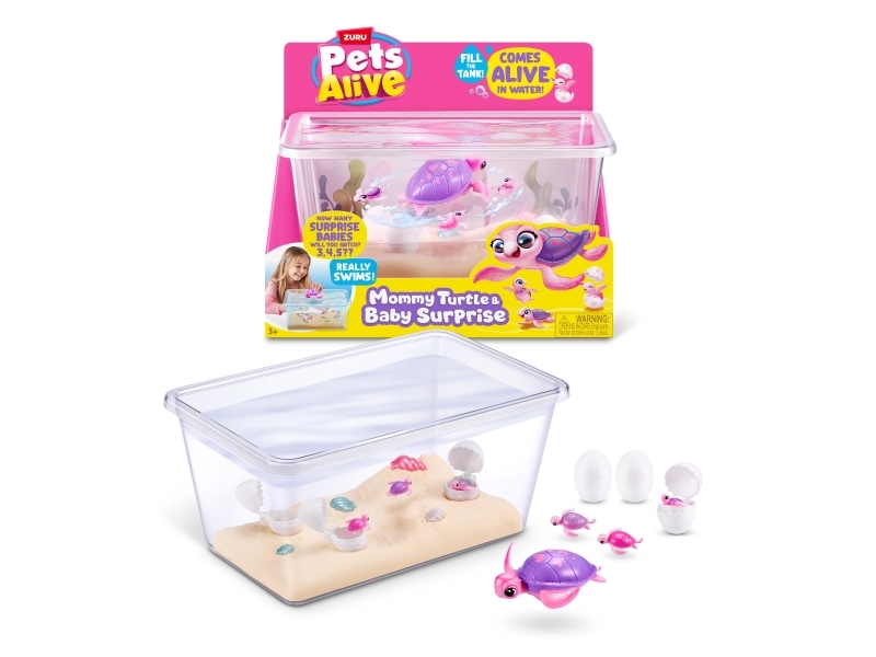 Pets Alive interaktiv legetøj Pets Alive Mama Turtle Surprise 9560