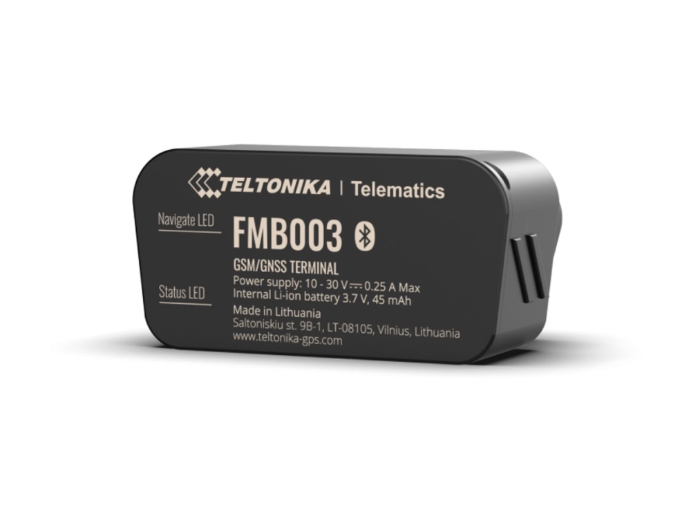 Teltonika Fmb003 - Gps/Glonass/Galileo/Beidou/Qzss-Sporingsenhed - 128 Mb