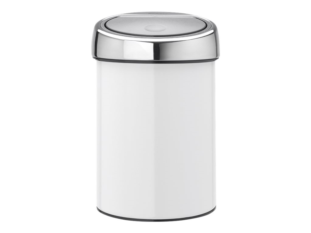 Brabantia Touch Bin (til væg) plastindsats 3 L Hvid