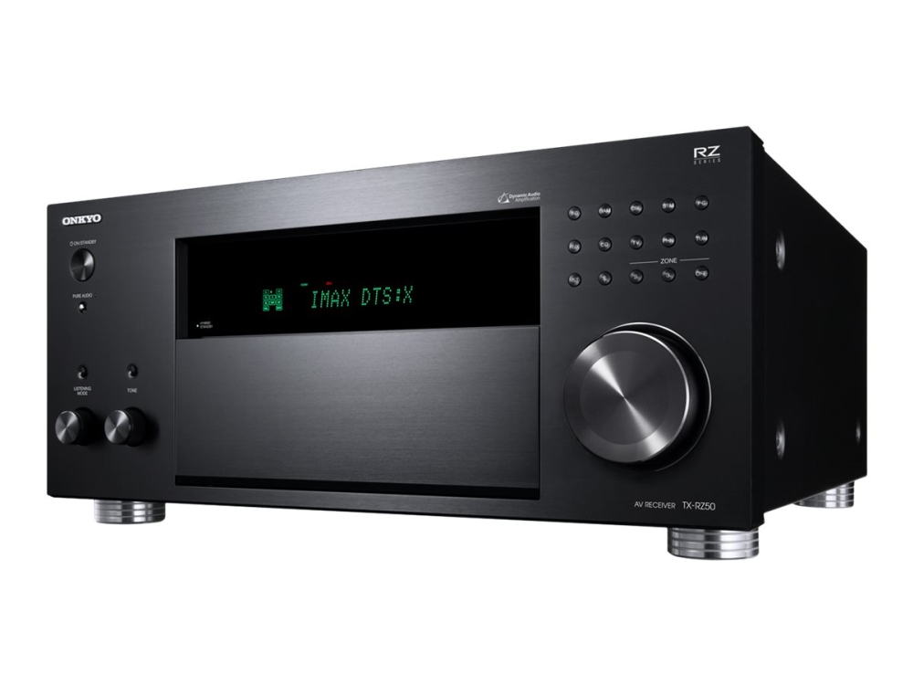 Onkyo TX-RZ50 - AV-verkkovastaanotin - 8K - 60 kuvaa sekunnissa - HDR - 9.2 kanavainen - 9 x 250 Watt - musta