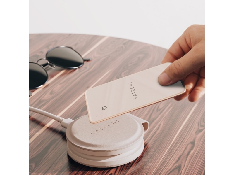 Satechi Findall Wallet Card - Lommekort, Der Er Kompatibelt Med Apple Find My (Ørkenrose)