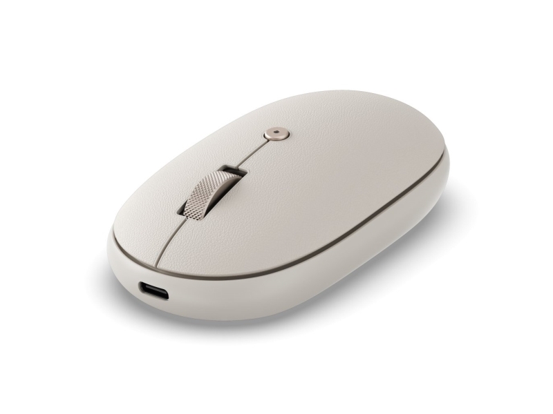 Satechi OntheGo Mouse - Trådlös mus för två enheter (sand) | Datortillbehör - Möss & Tangentbord - Reservdelar | GameStuff
