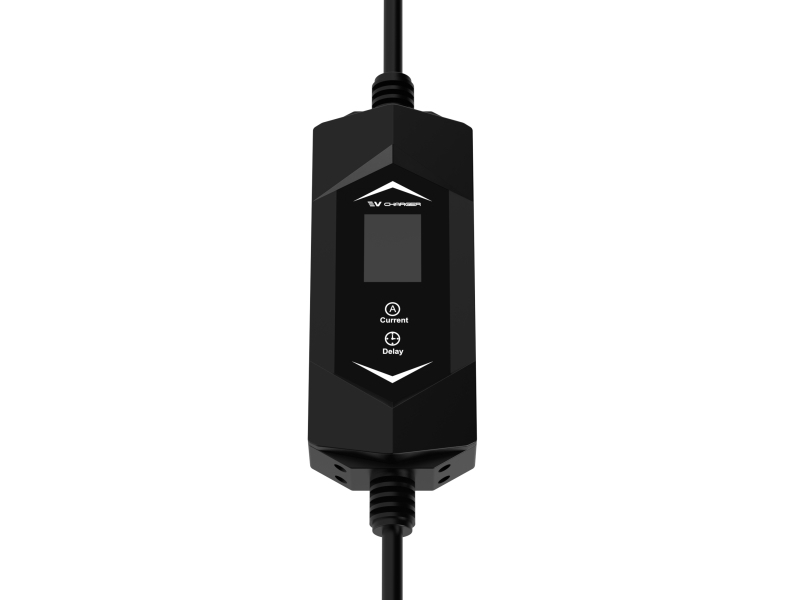 Sinox Ev-Opladningskabel Mode 2. 6-16A 1 Fase. 5M. Sort